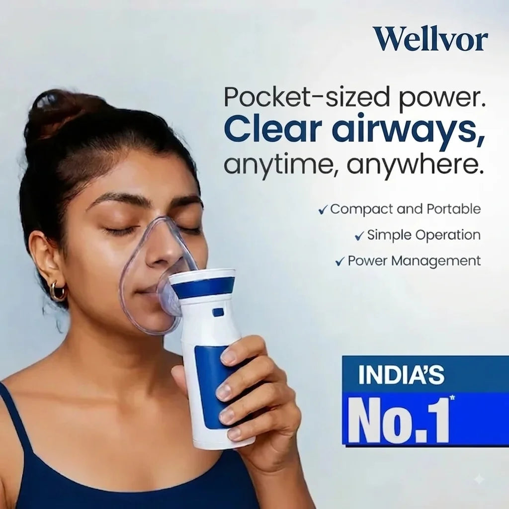 The Portable Mesh Nebulizer by Wellvor™