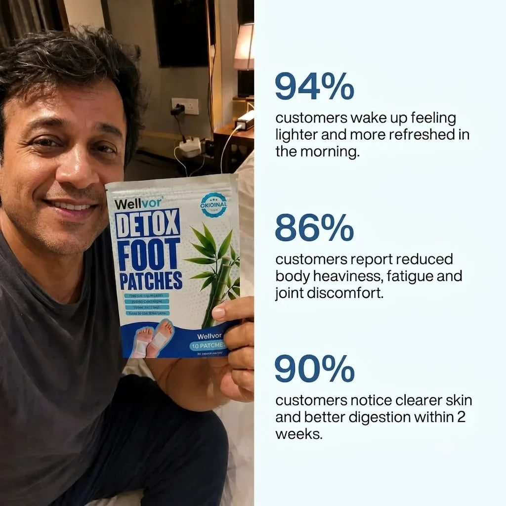 The Original Detox Foot Patches by Wellvor