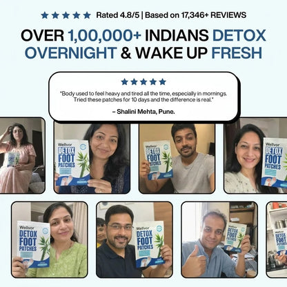 The Original Detox Foot Patches by Wellvor