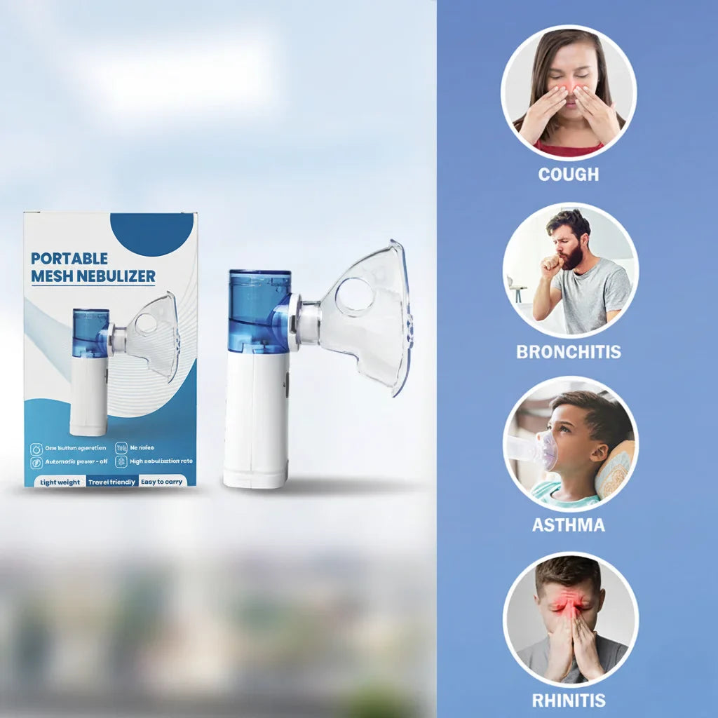 The Portable Mesh Nebulizer by Wellvor™